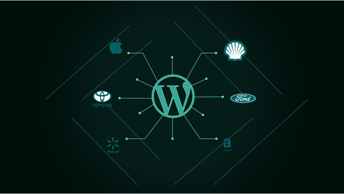 Image Diagram of Wordpress and Fortunes 500s companies that are choosing Wordpress