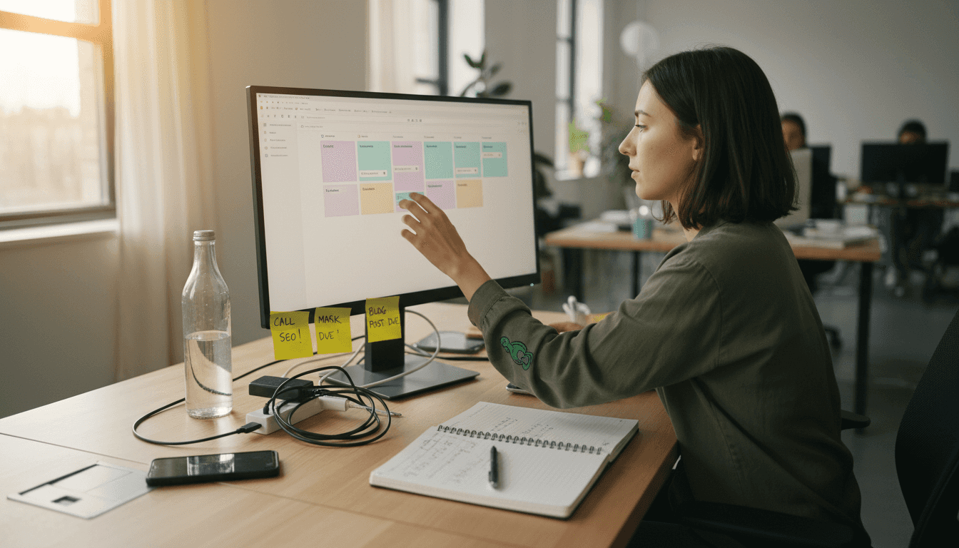 Editor de contenido usando herramientas de flujo de trabajo automatizado