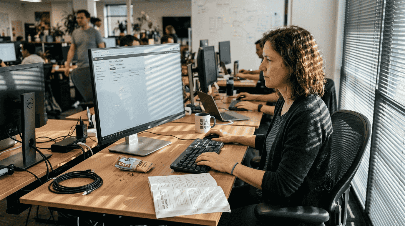 Arquitecto configurando la nube para la escalabilidad de WordPress